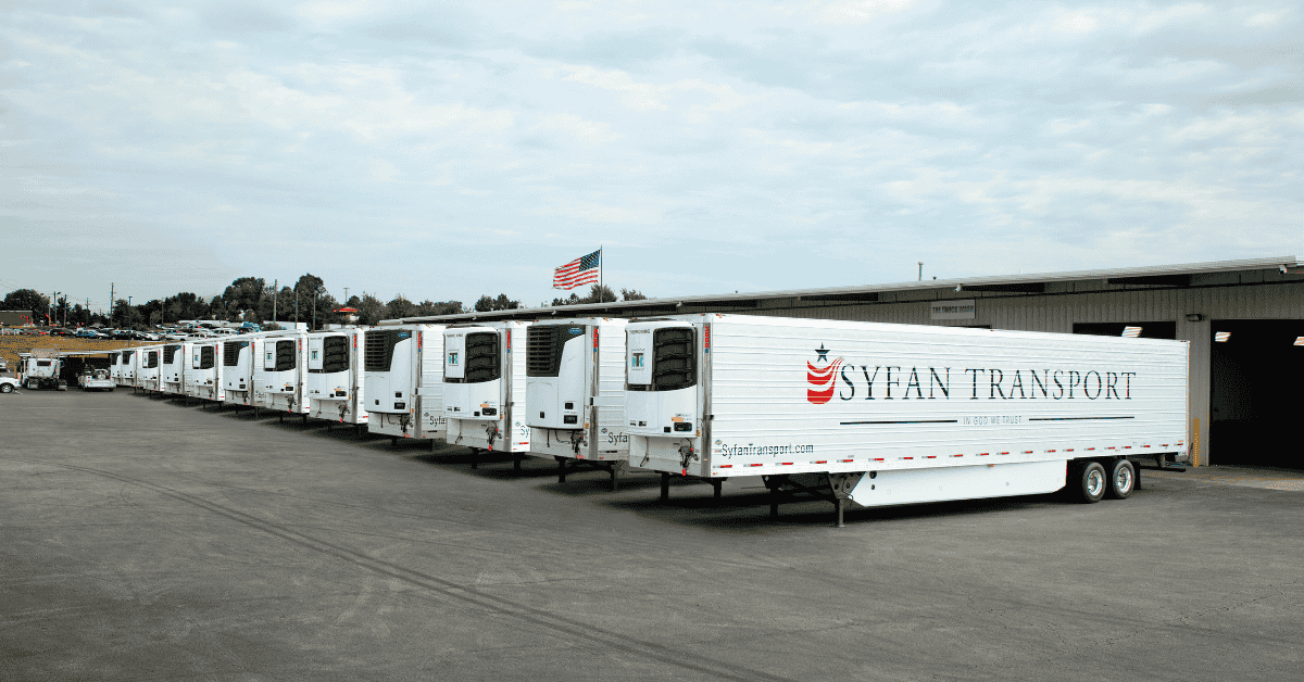 Reefer Trucks Syfan Logistics Temperature Control Shipping